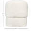 Salon élégant avec structure en acier stable et molleton, blanc crème doux