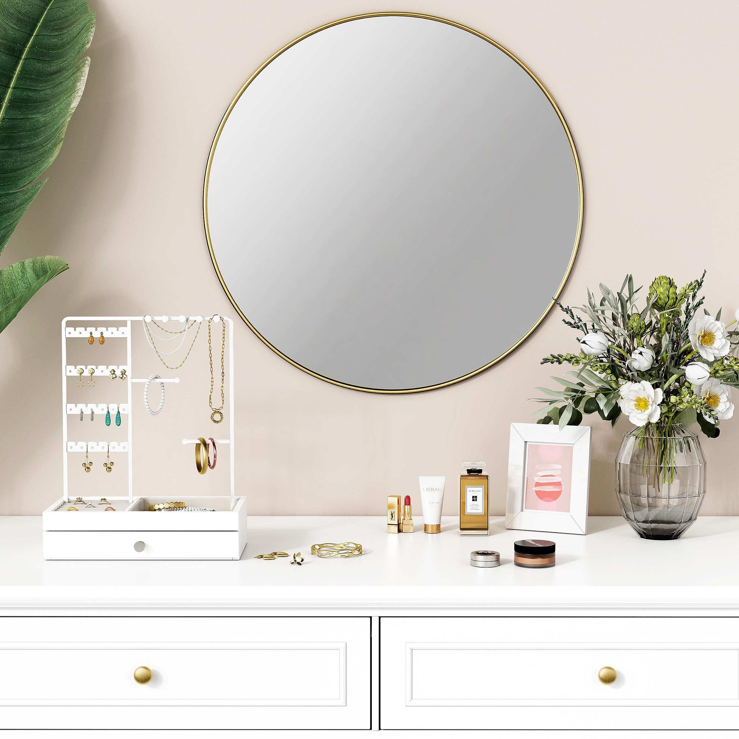 Mercer41 Jewellery Display Stand With Tray Storage Drawer Wayfair Canada