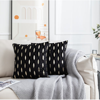 Geometric Reversible Pillow Cover