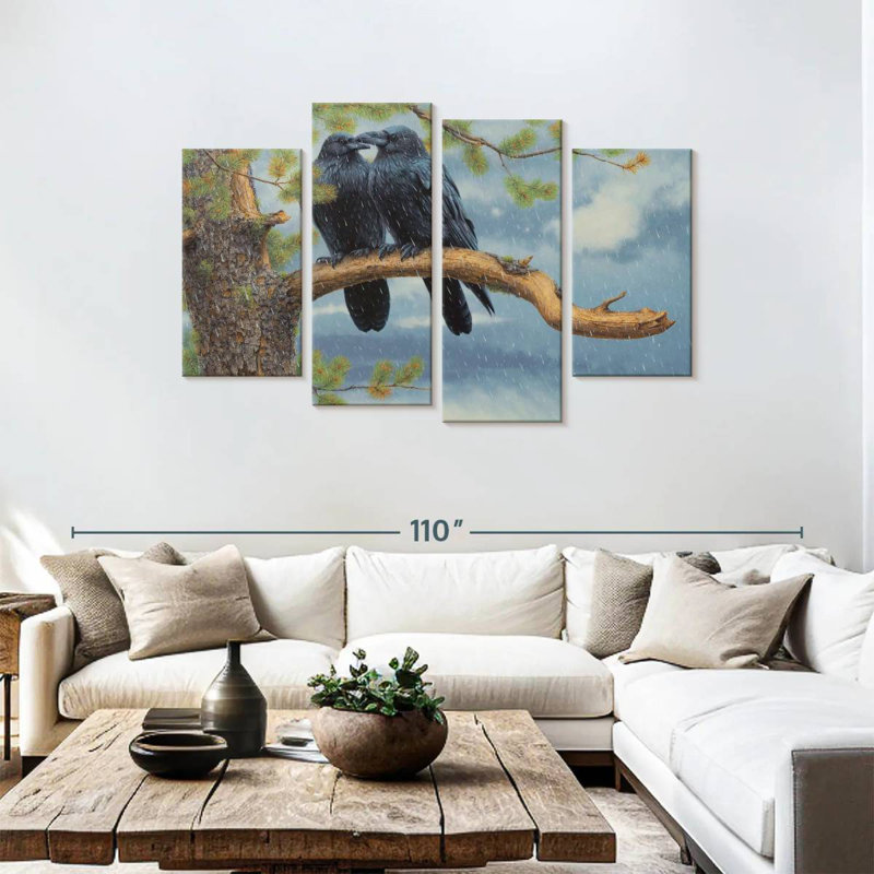 Brampt Shelter In The Storm, 48" H x 75" W