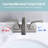 Centerset Faucet 2-handle Bathroom Sink Faucet with Drain Assembly-92300192