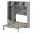 Murphy Bed With Top Cabinet-406831068