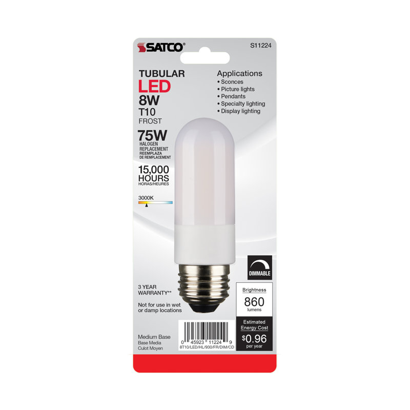8 Watt LED Bulb, 3000
