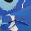 Mairmekko Unikko Blue Cotton Reversible Duvet Cover Set