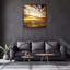 Superbe peinture décorative en verre trempé de 19,7 po x 19,7 po | 100% verre trempé, épaisseur: 0,16 pouce | Impression UV pour des couleurs éclatantes | Parfait pour la décoration intérieure, le salon ou le bureau