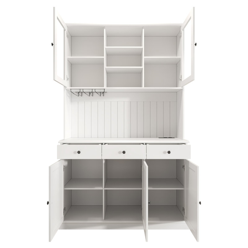 Kitchen Pantry, Black, White