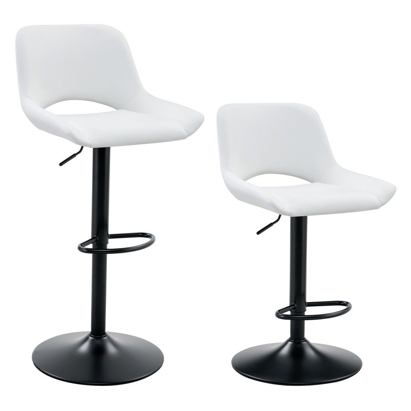 Ensemble de 2 tabourets de bar réglables Modern Modern