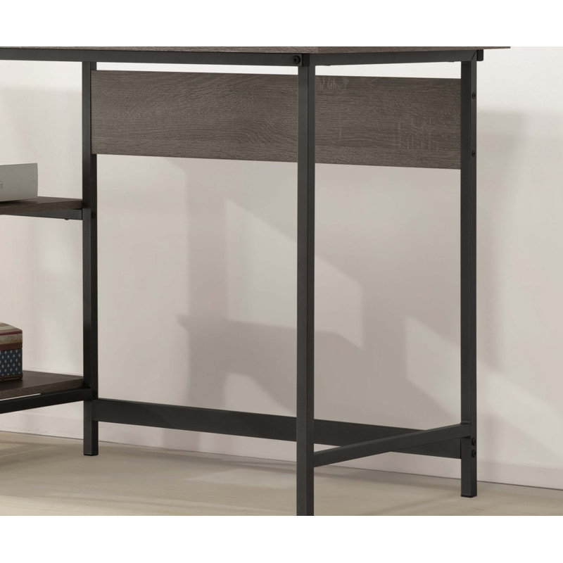 Bureau gris patiné