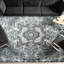 Tapis turquoise / chameau en laine noué à la main Abstract-66707926