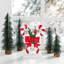 Décoration de table canne de Noël en résine 10 po H