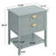 Table d'appoint 2 tiroirs-1221877455