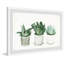 Green Patterned Pots by Parvez Taj - Single Picture Frame Painting-38598696