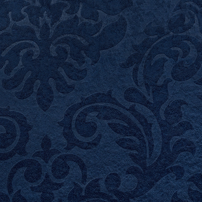 Paire de rideaux obscurcissant Berlinda, l 52 po x L 108 po, Bleu marine