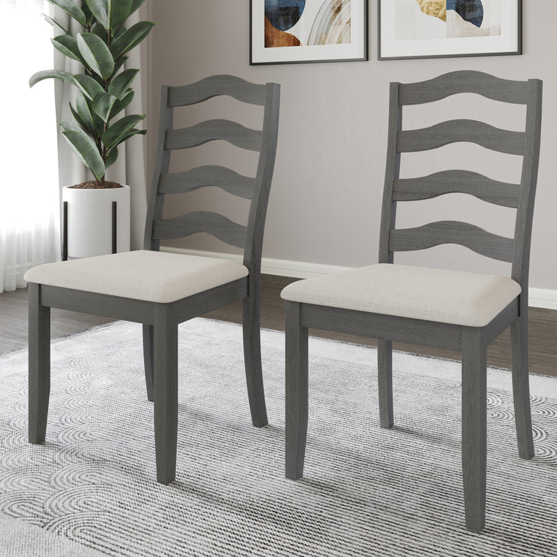 Chaise de salle à manger Ocossio, Gris