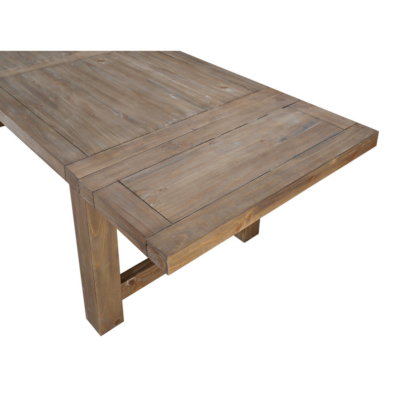 Ensemble de salle à manger extensible en bois massif 7 pièces Amesfield