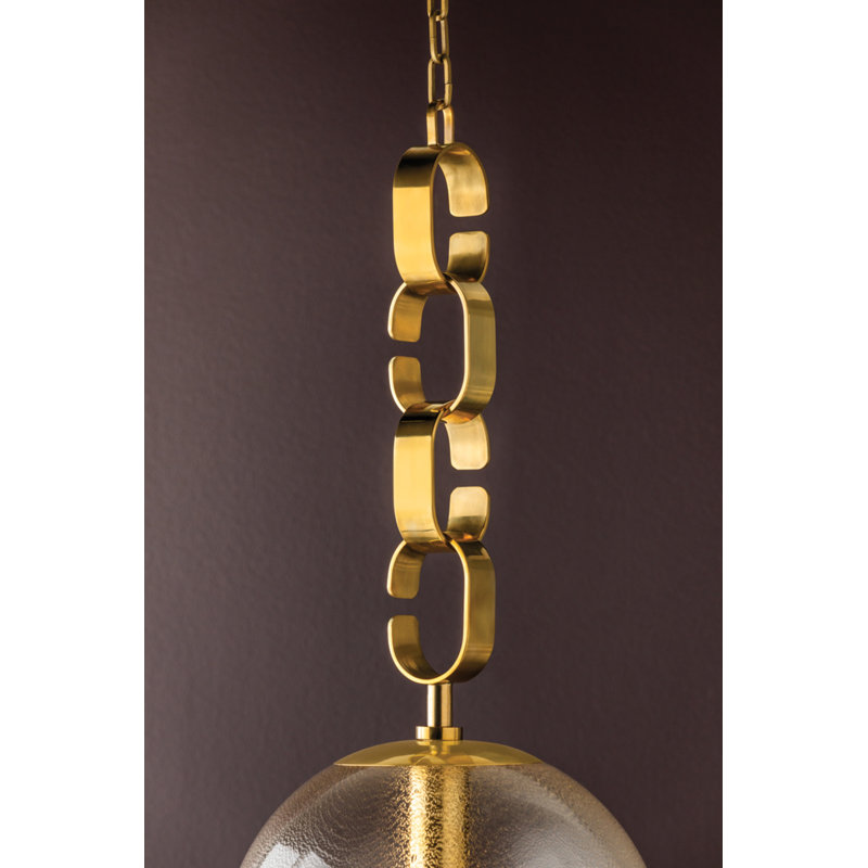 Nessa 1 Light Pendant, 30" H x 13" W x 13" D