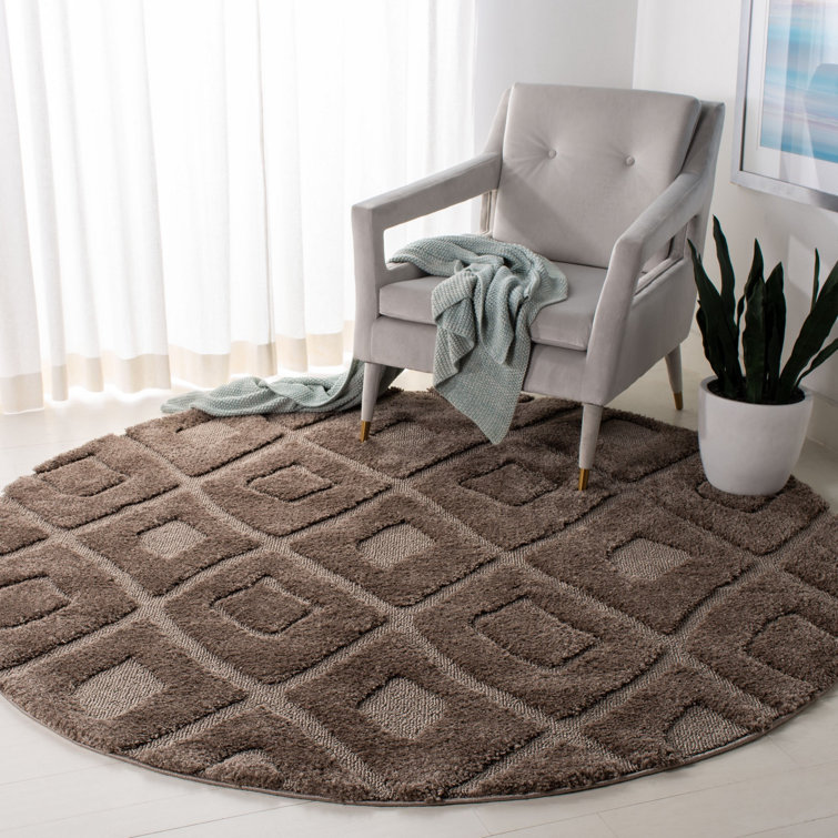 Ashburnham Olympia Shag Performance Geometric Rug