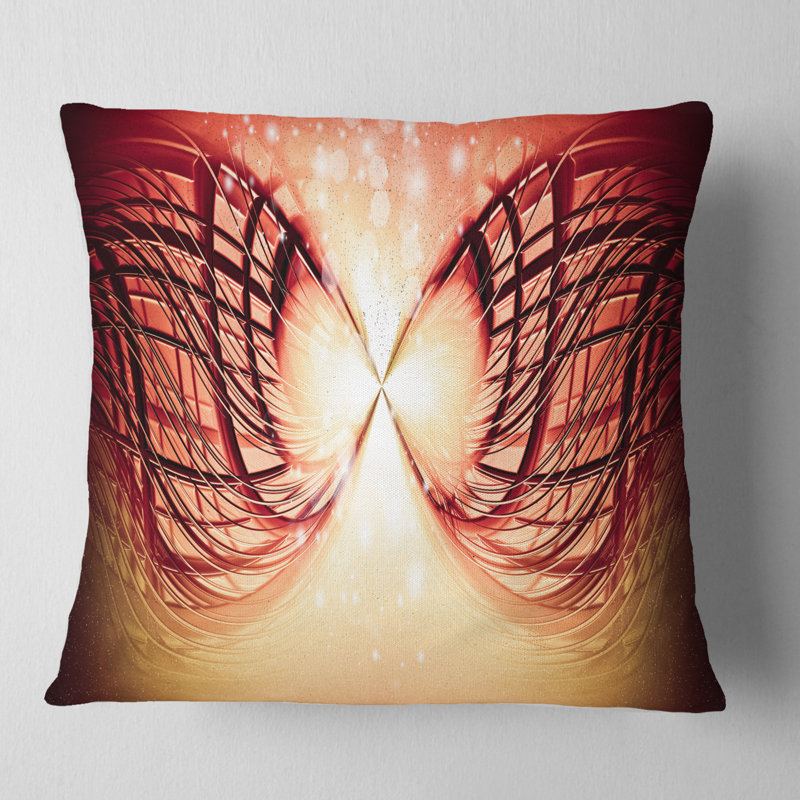 Coussin lombaire Abstract, 16 po x 16 po, Coussin décoratif
