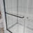 60'' - W x 58'' H Double Added Door Semi-Frameless Shower Door with-85583392