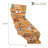 California Cutting & Serving Board with Artwork by Fish Kiss