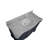 Twain 48" Single Bathroom Vanity Set with Marine Gray Cabinet and Carrara Marble Countertop-1818791228-1830077190