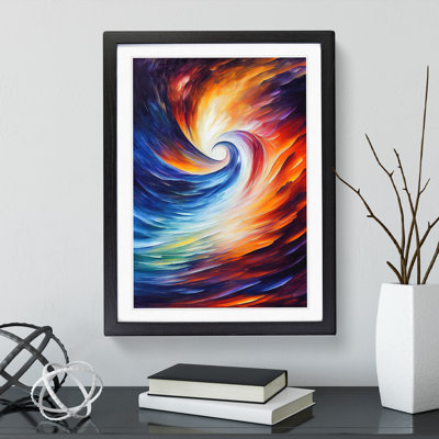 Ocean Wave Abstract No.2 - Framed Print