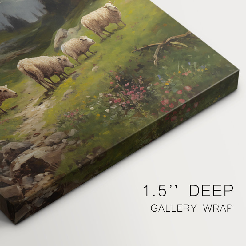 Lanscape Study Series CII - Ensemble de 3 toiles tendues avec châssis - Prêt à être accroché, H 27 po x l 18 po