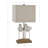 20" White Resin Birds Table Lamp With Shade-1561578282