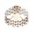 Spring Flower Semi-Flush Mount