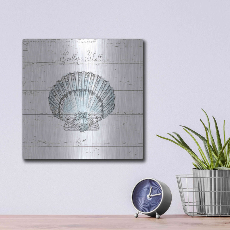 «Aqua Underwater Life VIII Shiplap» par Daphne Brissonnet, H 12 po x l 12 po