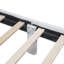 Grand lit plateforme tapissier Teddy