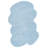 Novelty Hand Tufted Wool Viscose Solid Color Rug in Blue-1008422712