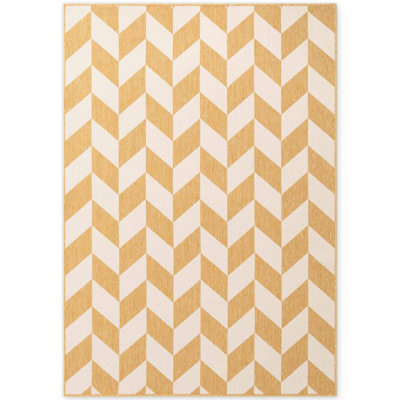 Deslie Rectangle 160 cm x 230 cm Geometric Indoor / Outdoor Area Rug