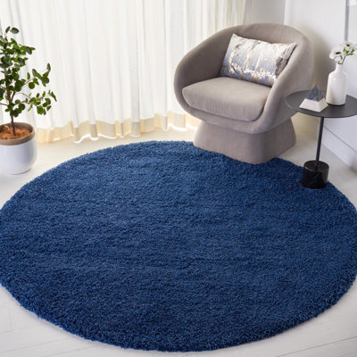 Rizco Shag Performance Solid Color Rug