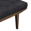 Banc gris et chêne touffeté