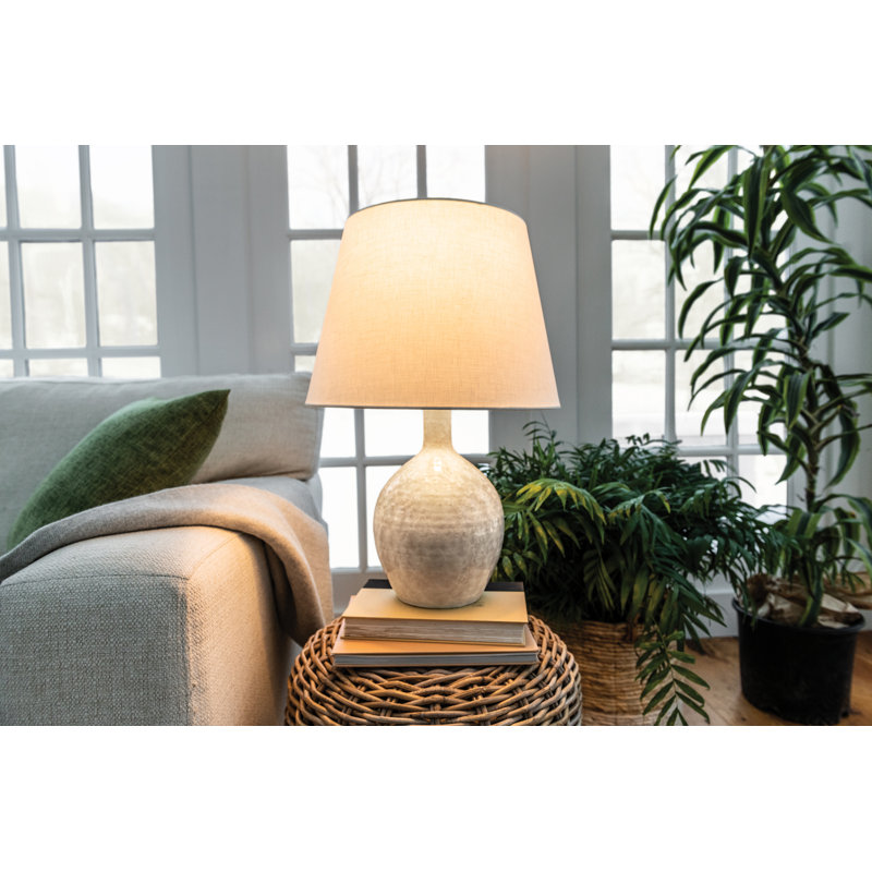 Pembroke Linen Shade - White, 18 inch