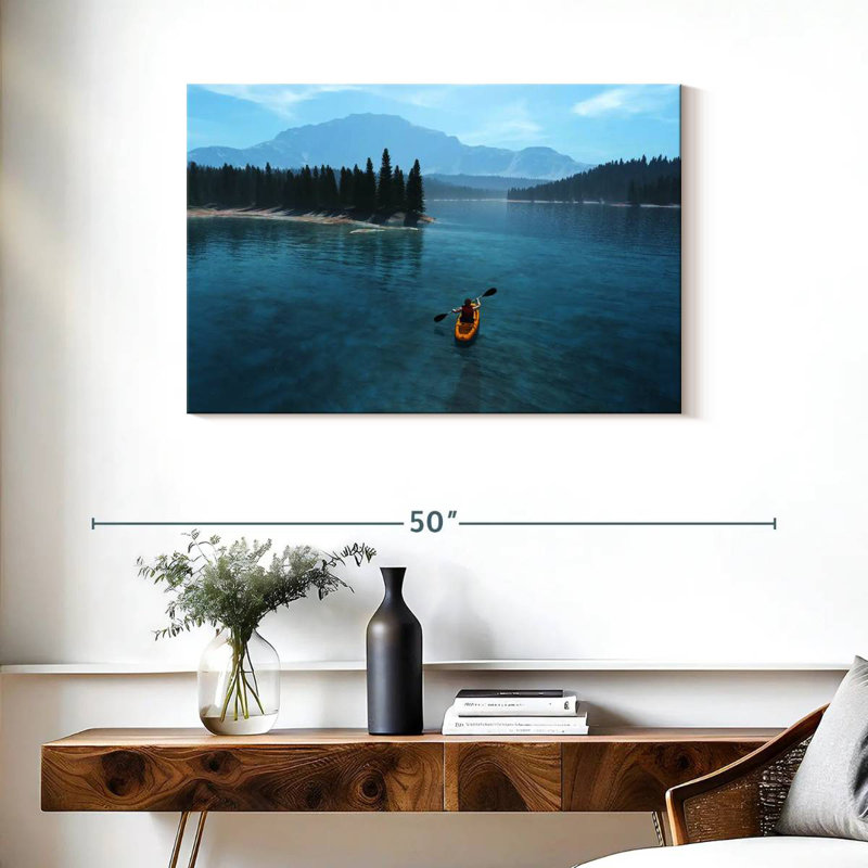 Alvord Lake Louise Kayaking, 24" H x 36" W
