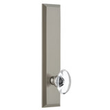Grandeur Fifth Avenue Tall Plate Double Dummy with Provence Crystal Door Knob