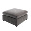 Canapé modulaire rembourré en forme de U amovible. Confortable et confortable. Cadre en bois massif. Siège à haute éponge. Tissu. Housses de coussin. Gris. 100,4 po x 28,3 po en gris, pour un espace de vie chic