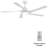 Minka Aire Transonic 56 Inch Ceiling Fan with LED Light Kit-96370184