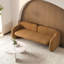 Causeuse-coussin en velours brun-277038979