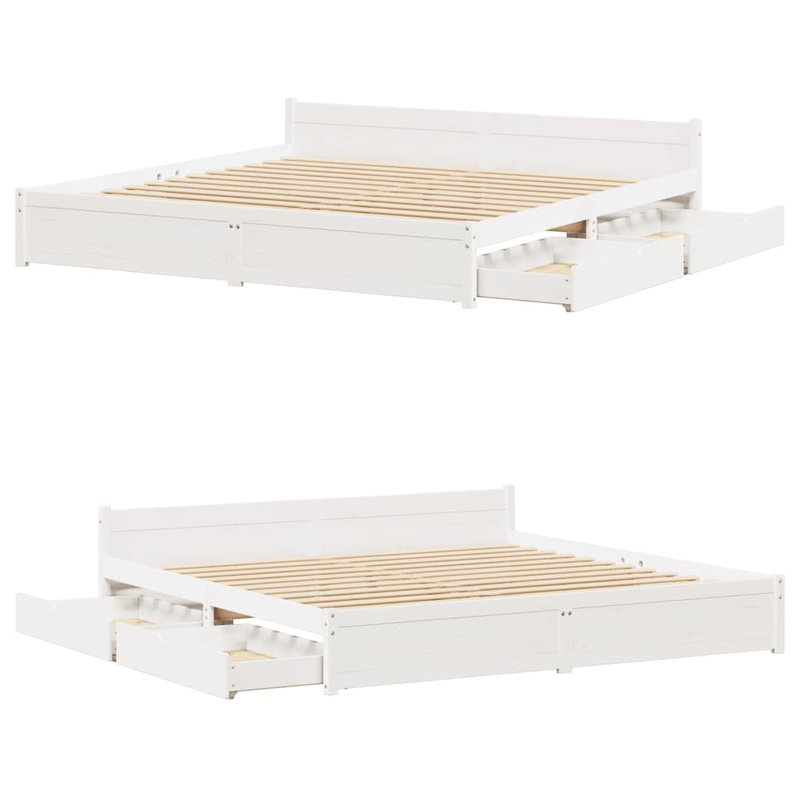 Solid Wood Bed