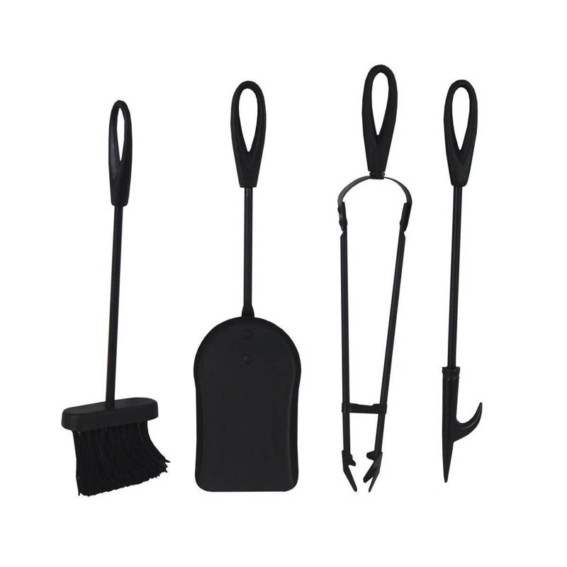 Brass Fireplace Tool Set