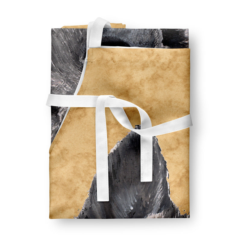 No Pattern Bib Apron
