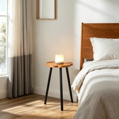 Support à plante en bois pour l'intérieur, table à plante moderne Mid Century