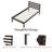 Adarien Solid Wood Slat Bed