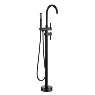 Floor Tub Filler with Diverter