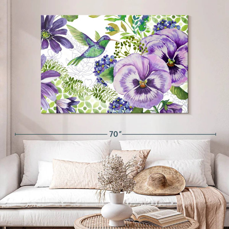 Harnek Purple Passion, 34" H x 51" W