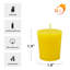 Bougie votive sans parfum Votive-24032372-24032362