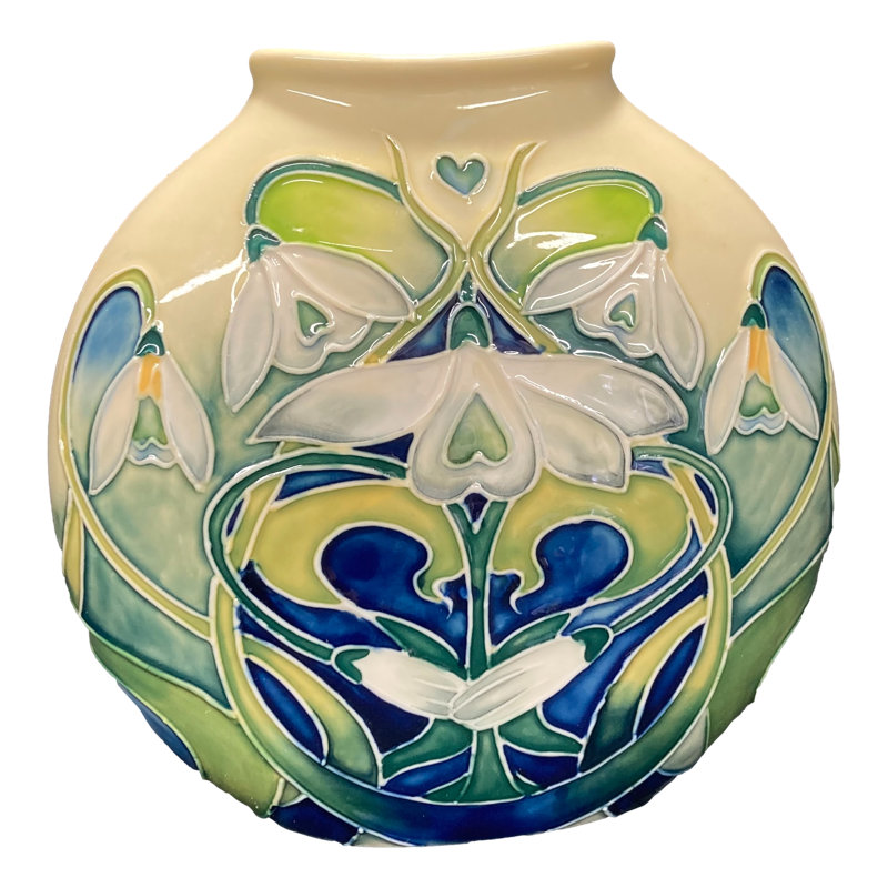 Old Tupton Ware Snowdrop Braxley Table Vase